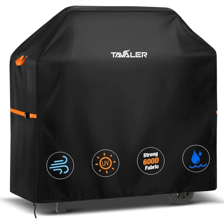 Grillabdeckung Wetterfest 600D Oxford Gasgrill 600D-120x60x120 cm – Bild 1