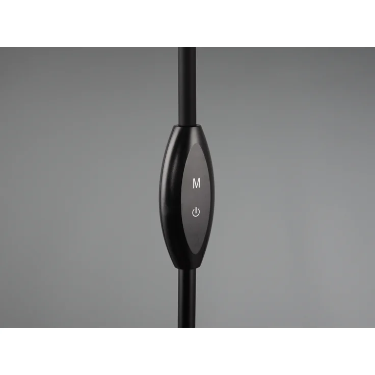 LED Stehleuchte, schwarz, Touchschalter, flexibel, H 145 cm – Bild 8