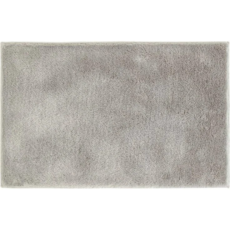 andiamo Badematte rutschfest Florida - Badezimmerteppich weich und flauschig - Badteppich rutschfest waschbar Duschvorleger Badvorleger für Badezimmer 40x60 cm grau – Bild 4