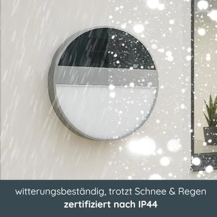 MeLiTec LED Außen-Wandleuchte Solar Wandleuchte SWL06, nein – Bild 4
