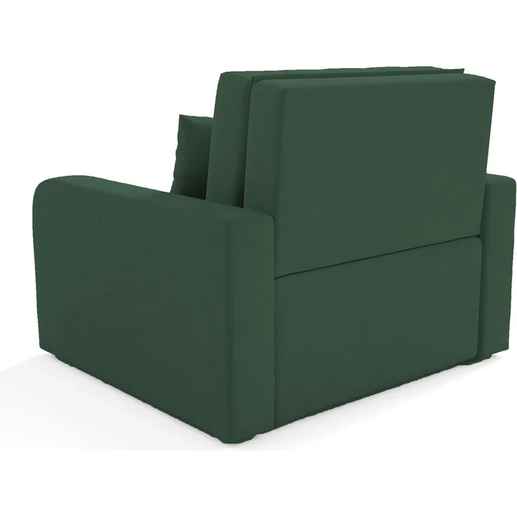 Sofasessel BOSTON I mit Ziernähten, 1-Sitzer Schlafsofa, Jugendsofa mit Schlaffunktion, ausziehbare Couch mit Bettkasten - Kronos 14, 85 x 97 x 105 cm – Bild 3