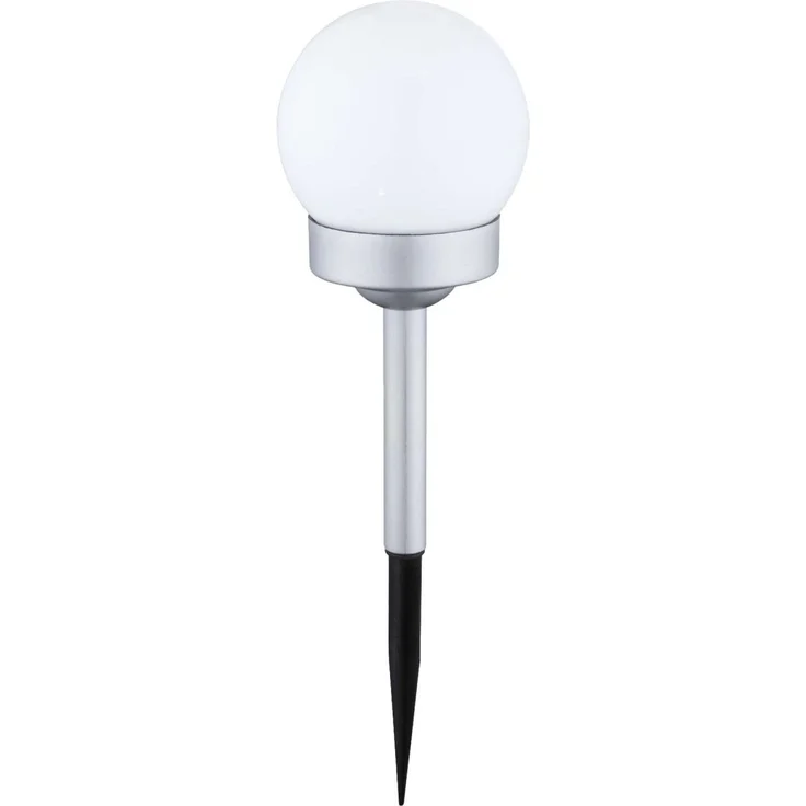 Solarleuchte Garten 6er Set Solarkugeln Silber Solarlampe Außen Leuchte Solar – Bild 3