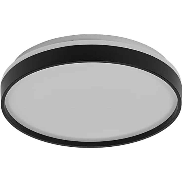 Osram Orbis Gisela LED Deckenleuchte 385mm, 24W, 3000K Warmweiß, Schwarz, Metall mit Kunststoff-Ring, IP20 – Bild 1