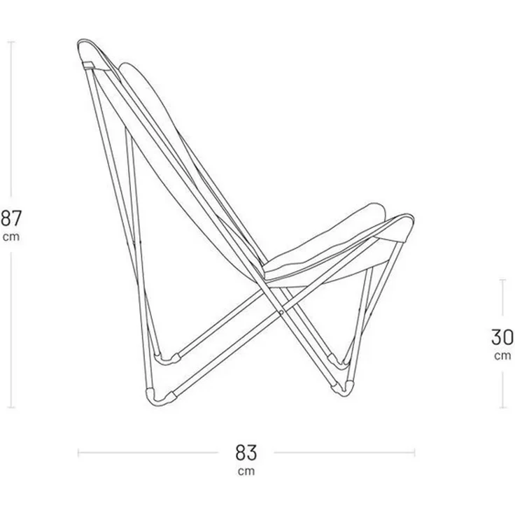 Lafuma Pop Up XL Camping Sessel BeComfort Dunkelgrau – Bild 4