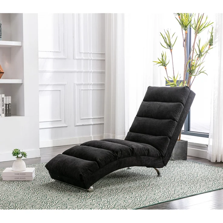 Relaxliege Massageliege Leinen Vibrationsfunktion Beige Grau Chaiselongue Wohnzimmer Sessel Lounge Sitzmöbel 250kg – Bild 2