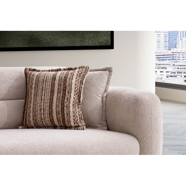 Sitzgruppe/Sofa Set - Wohnzimmergarnitur "Banksia" 3+3+1-Beige – Bild 11