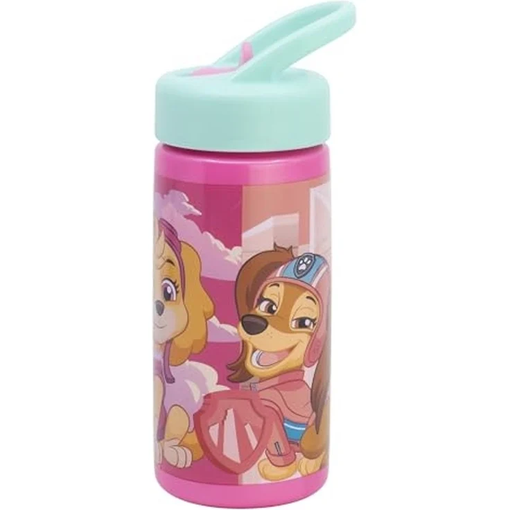 Paw Patrol Kinder Wasserflasche 410 ml für Alltag Schule und unterwegs – Bild 1