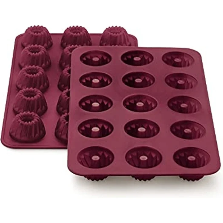 Betty Bossi Backform Backform Mini-Gugelhupf, (2-tlg), lebensmittelecht – Bild 2