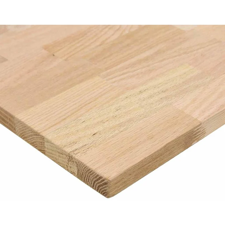 vidaXL Schreibtischplatte Unbehandelt 120x50x2,5 cm Massivholz Eiche 4009009 – Bild 8