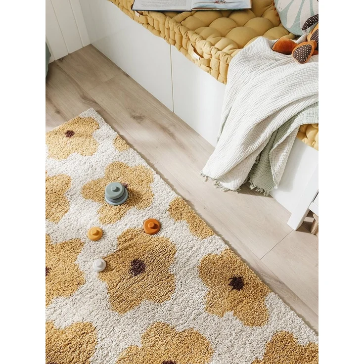 benuta Kinderteppich Gobi, rechteckig, Höhe: 21 mm, Kunstfaser, Berber, Ethno-Style, Wohnzimmer – Bild 2