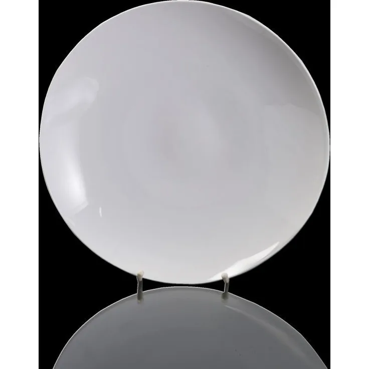 Goebel Kaiser Porzellan Scheibe Schale, Schüssel, Dekoschale, Dekoschüssel, Porzellan, Weiß, Ø 35 cm, 14001317