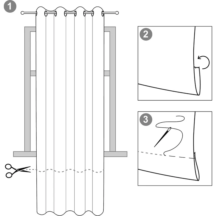 Beautissu Vorhang 2er Set Thermovorhang Gardine Creme Amelie TO, 140x245cm, Ösenvorhang isolierend Kälte- & Hitzeschutz Vorhang Wohnzimmer – Bild 9
