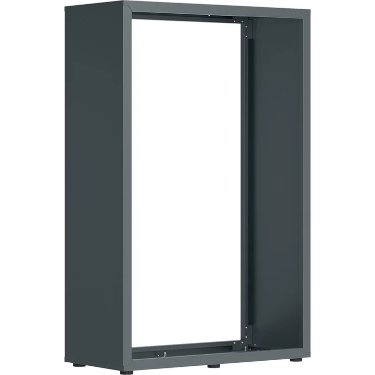 STEELSØN 'Keid' Kaminholzregal 140x90x42,5 cm, Brennholz Regal für innen/außen, rostfrei & wetterfest, stabil aus Metall, anthrazit – Bild 11