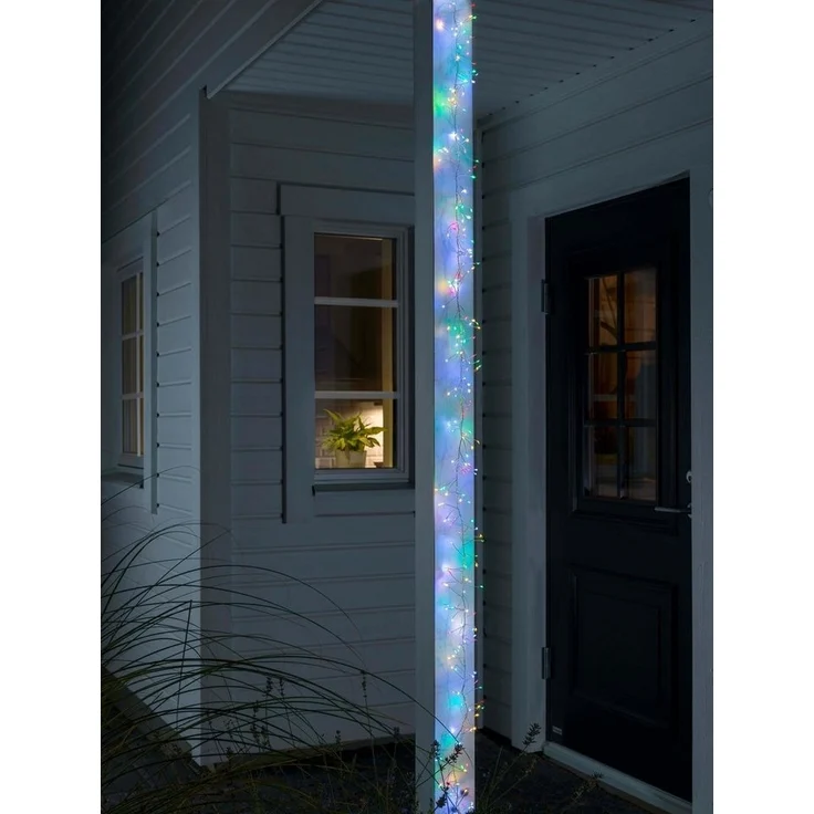 KONSTSMIDE LED-Lichterkette, 360-flammig, Micro LED Büschellichterkette Cluster, mit 8 Funktionen, 360 Dioden – Bild 1