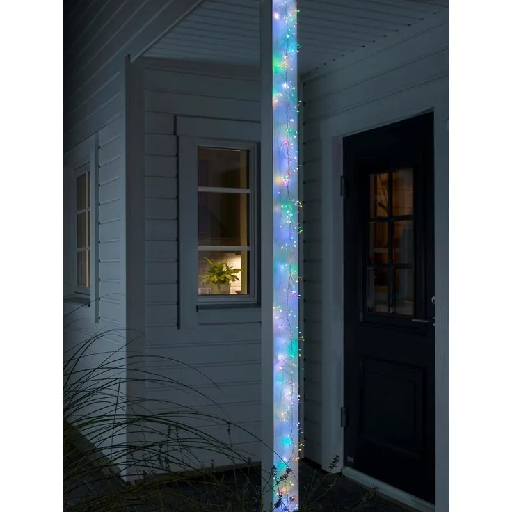 KONSTSMIDE LED-Lichterkette, 360-flammig, Micro LED Büschellichterkette Cluster, mit 8 Funktionen, 360 Dioden