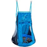 HUDORA 72149 Nestschaukel Pony LED 90-Nest-Schaukel für In-& Outdoor mit Effekt-und Innenbeleuchtung