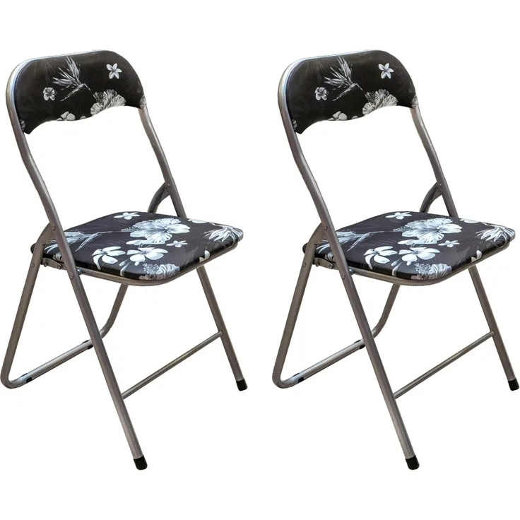 HTI-Living Klappstuhl Klappstuhl Dima Blume 2er-Set (Set, 2 St), Campingstuhl mit Motivdruck