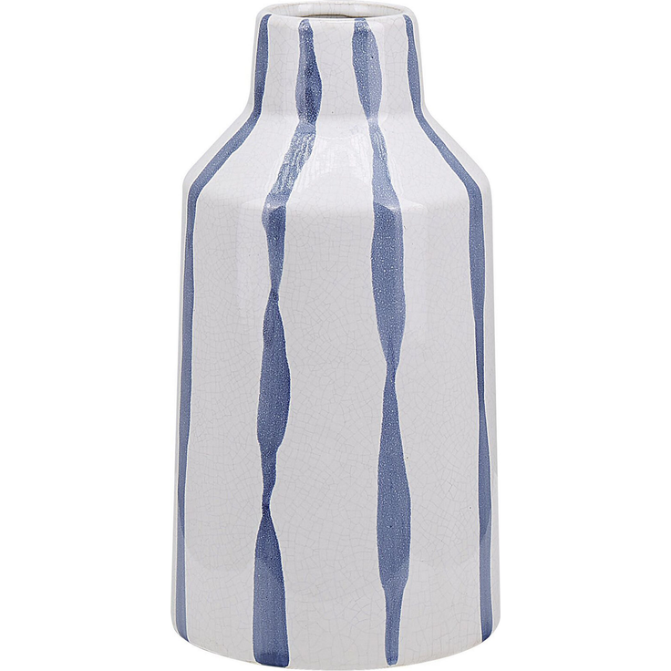 Blumenvase ASSUS Steinzeug 22 cm Weiß
