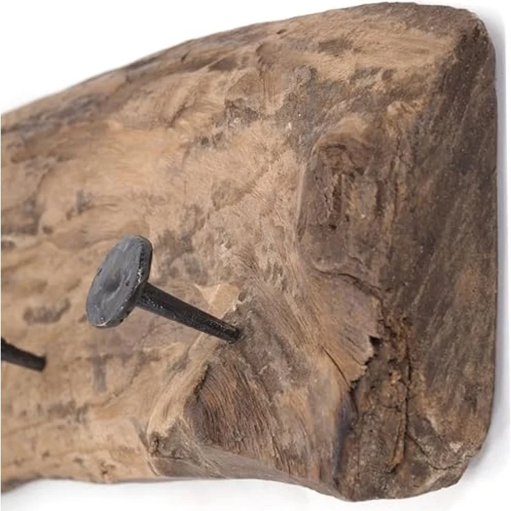 DESIGN DELIGHTS Wandgarderobe WANDGARDEROBE "Holz massivROOTS 50", Holz massivholzwurzel, 50x12cm(L – Bild 7