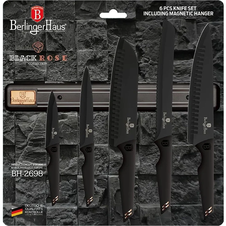 Berlinger Haus Berlinger Haus Set mit 5 Küchenmessern mit Leiste 31626 – Bild 5