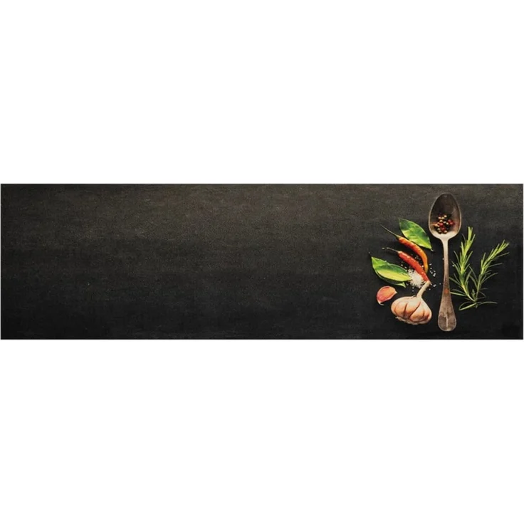 vidaXL Küchenteppich Waschbar Gewürze 45x150 cm Samt 4005611 – Bild 2