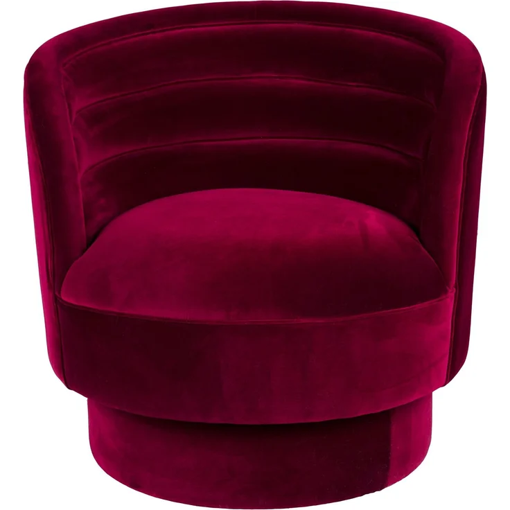 DutchBone Loungesessel Dorothy in Rot mit drehbarem Sitz 79x77x78 cm – Bild 2