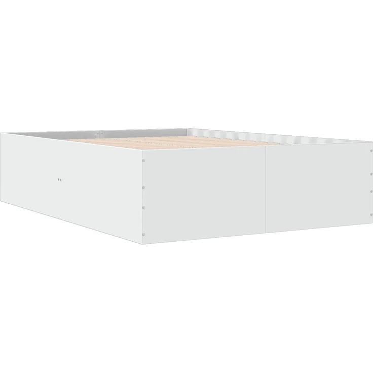 vidaXL Bettgestell Weiß 120x190 cm Holzwerkstoff 3280951 – Bild 6