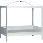 Himmelbett Weiß inkl Rolllattenrost, 90x200cm, Lifetime Kidsrooms