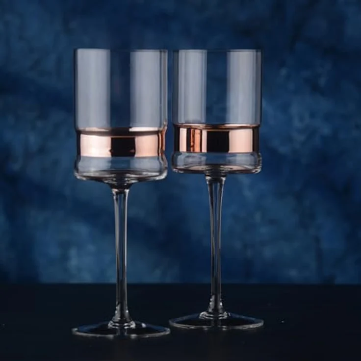 2er Set Mundgeblasen Anton Studio Designs SoHo Weingläser 350ml – Bild 7