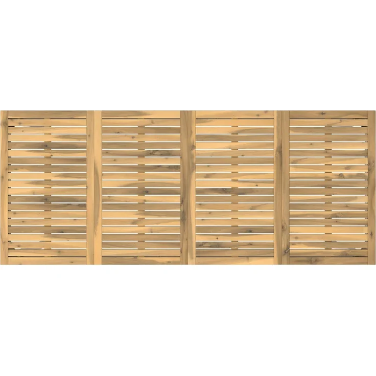 vidaXL Gartenbar-Tisch NAARDEN Weiß gewaschen 196 x 80,5 x 105 cm 901791 – Bild 5