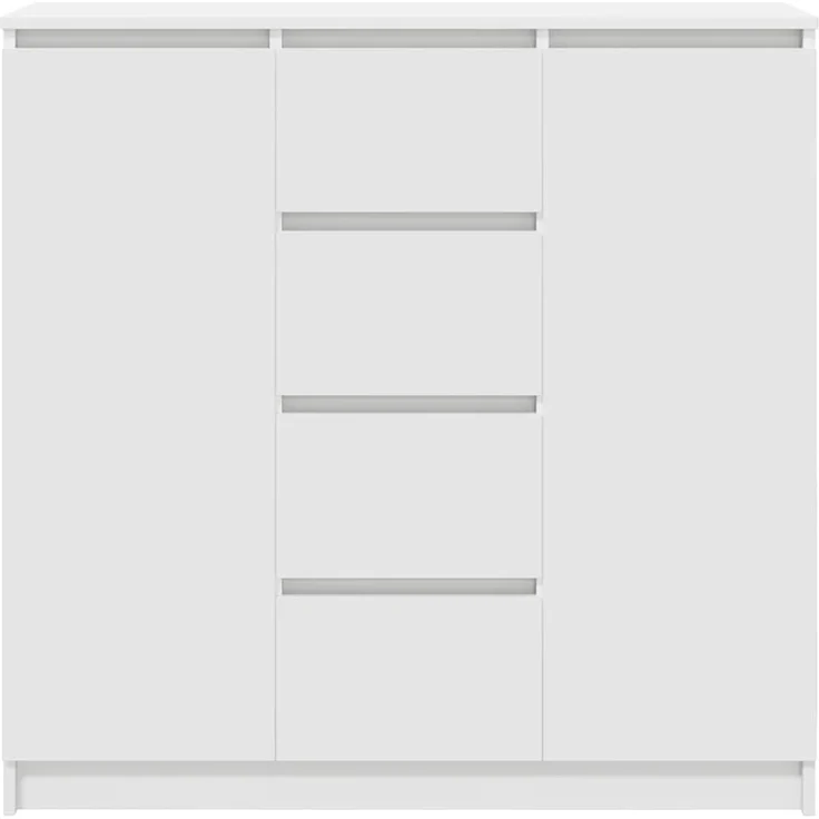 vidaXL Sideboard mit Schubladen Weiß 100,5x35x98,5 cm Holzwerkstoff 3328453 – Bild 5