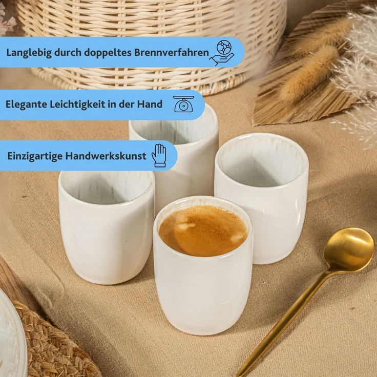 SÄNGER Espressobecher Set Santorini 4 teilig – Bild 2