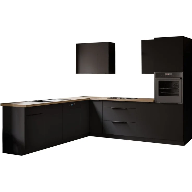 Winkelküche ARIA K-BL ECKE 2 - 250 x 270 cm Anti Fingerprint Küchenzeile Küchenblock Singleküche Einbauküche Küche Eckküche – Bild 18