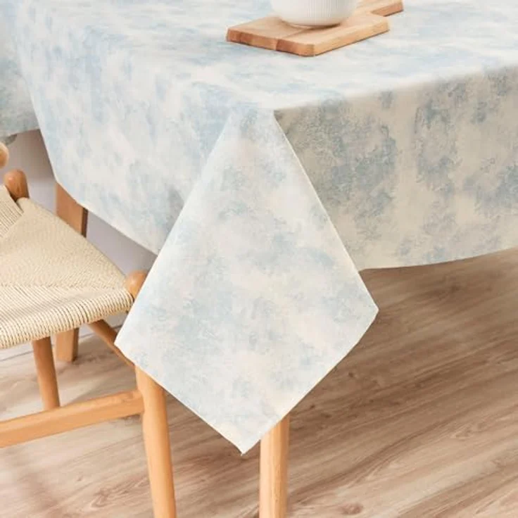 Belum 0120-403 Tischdecke, schmutzabweisend, Größe 155 x 155 cm, extra weich, Mehrfarbig, Tischdecke aus 100% Bio-Baumwolle, Stoff aus 100% Bio-Baumwolle – Bild 2