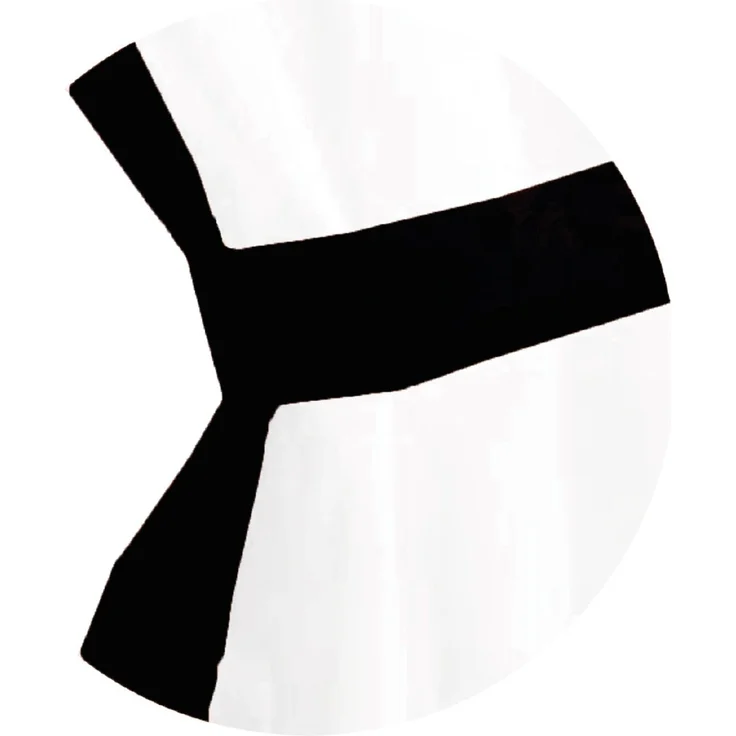 Gardinenset mit Stangendurchzug, Serie: Satin ca. 140x120 cm Auswahl: schwarz - jet black – Bild 5