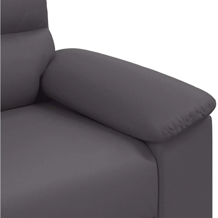 vidaXL 2-Sitzer-Sofa Grau 180x81x84 cm Kunstleder 4105340 – Bild 6