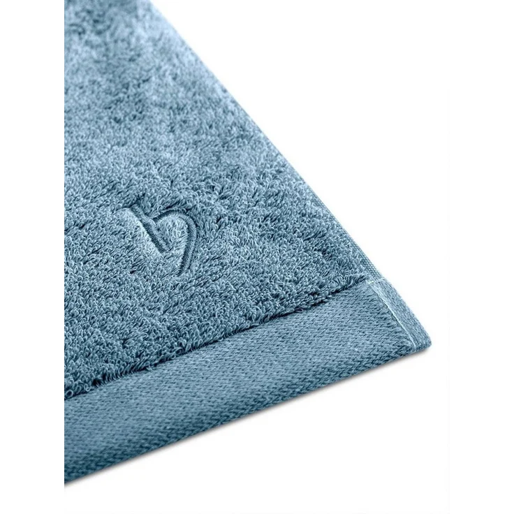 herzbach home Duschtücher Pura 70x140 cm, (2-St), 550g/m², Premium-Qualität, 100% Baumwolle, einfarbig – Bild 2