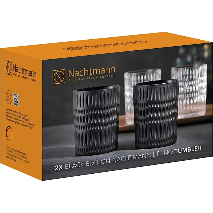 NACHTMANN 105395 ETHNO Tumbler SCHWARZ 2er Set – Bild 4