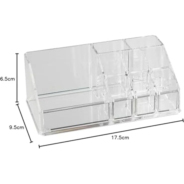 axentia Make-Up Organizer Kosmetik-Organizer, Kunststoff, 9 Fächer 129598, 1-tlg. – Bild 4