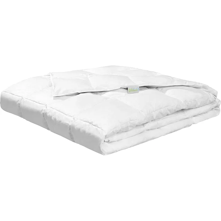 Bodyprotect Daunenbettdecke Kassettendecke, Füllung: 60% Daunen / 40% Federn, Bezug: 100% Baumwolle, mit Mako-Daunenbatist, waschbar – Bild 2