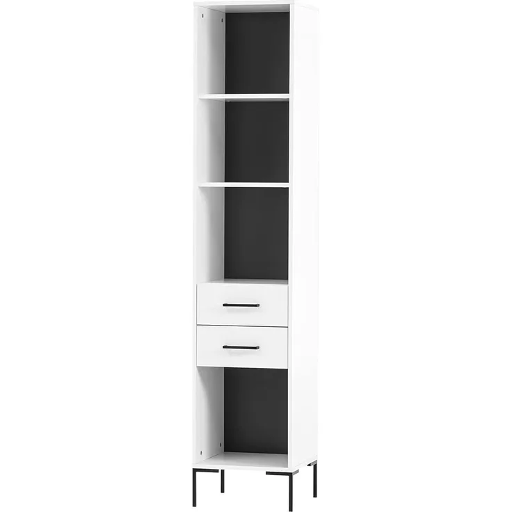 MÖBELPARTNER Hochschrank Aktenschrank Büroschrank Serie 2000 H 400 R kreideweiß