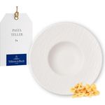 Villeroy & Boch Manufacture Rock Pastateller weiß 28 cm 6er Set