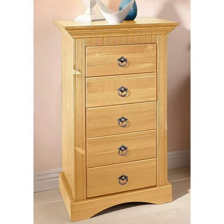 Home affaire Kommode Rustic, Breite 48cm, aus massiver Kiefer, FSC®-zertifiziert