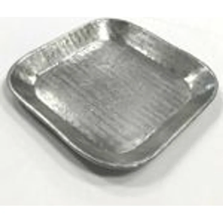 Orientalisches Tablett Prisma Silber 30x30 cm – Bild 4