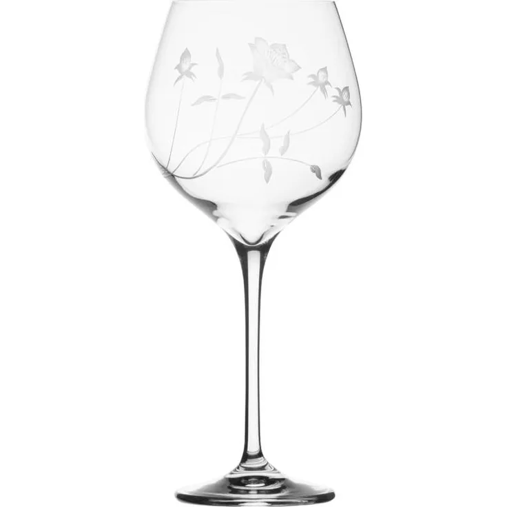 Rotweinglas Kristall Liane clear (22,6 cm)