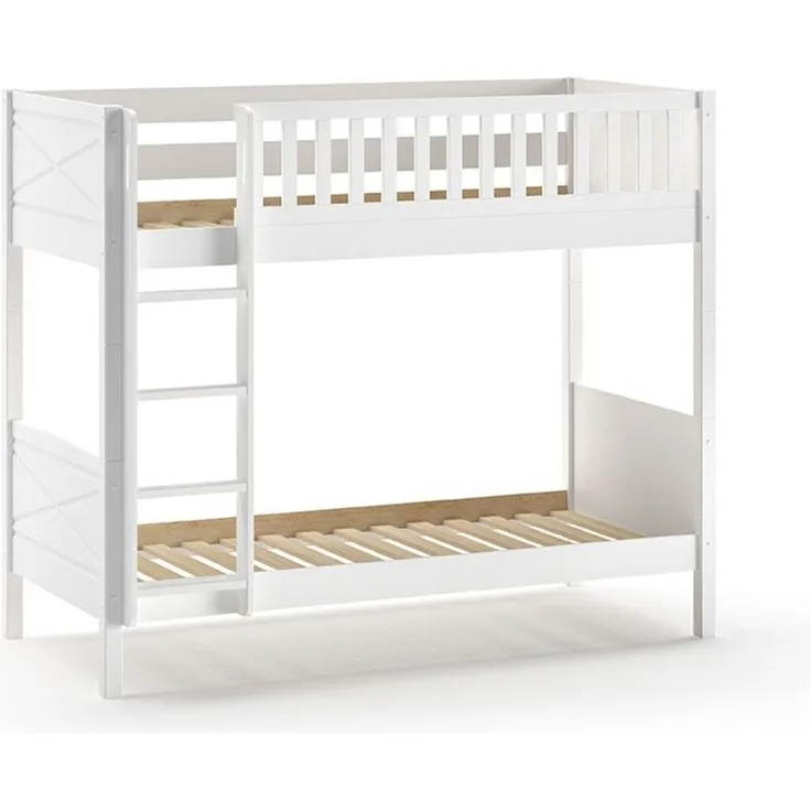 Etagenbett Karyl 208x105x175 Hochbett Massivholz Weiß