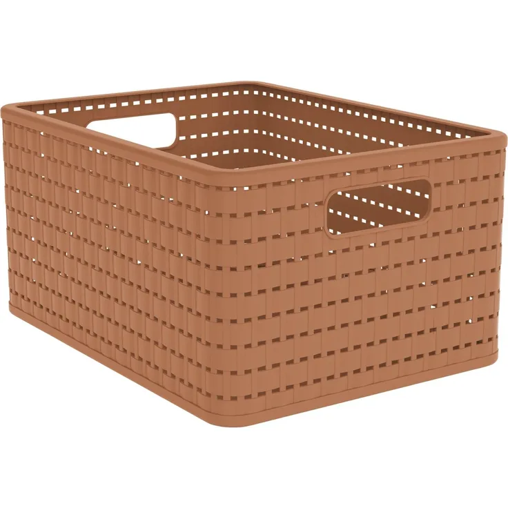 Rotho Korb Country A4 18 L coral clay