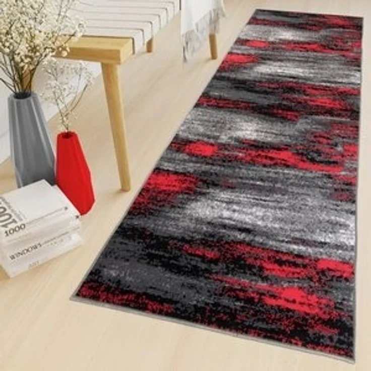 Tapiso Läufer MAYA, rechteckig, Höhe: 8 mm, Flur Meterware Korridor Küche Kurzflor – Bild 6