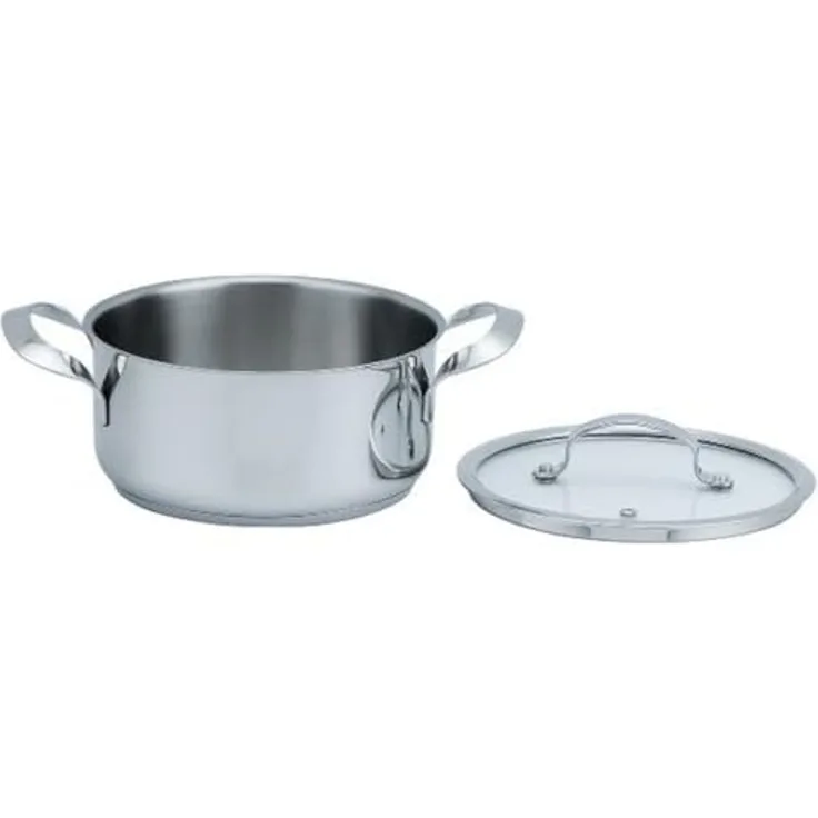 Topf mit Deckel Haeger PA-16H. 010A Grau Ø 16 cm