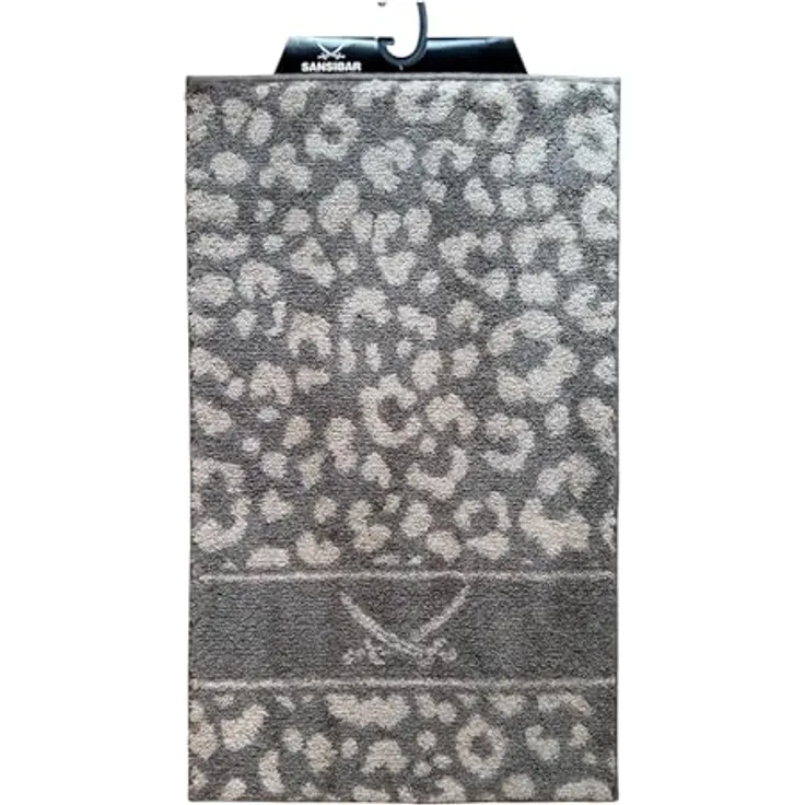 Badematte SANSIBAR LEO LB 60x100 cm braun Badteppich Badvorleger Duschvorleger Duschmatte Badeteppich